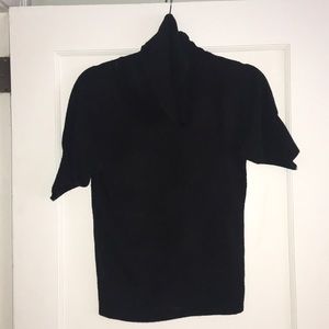 Black cowl neck sweater